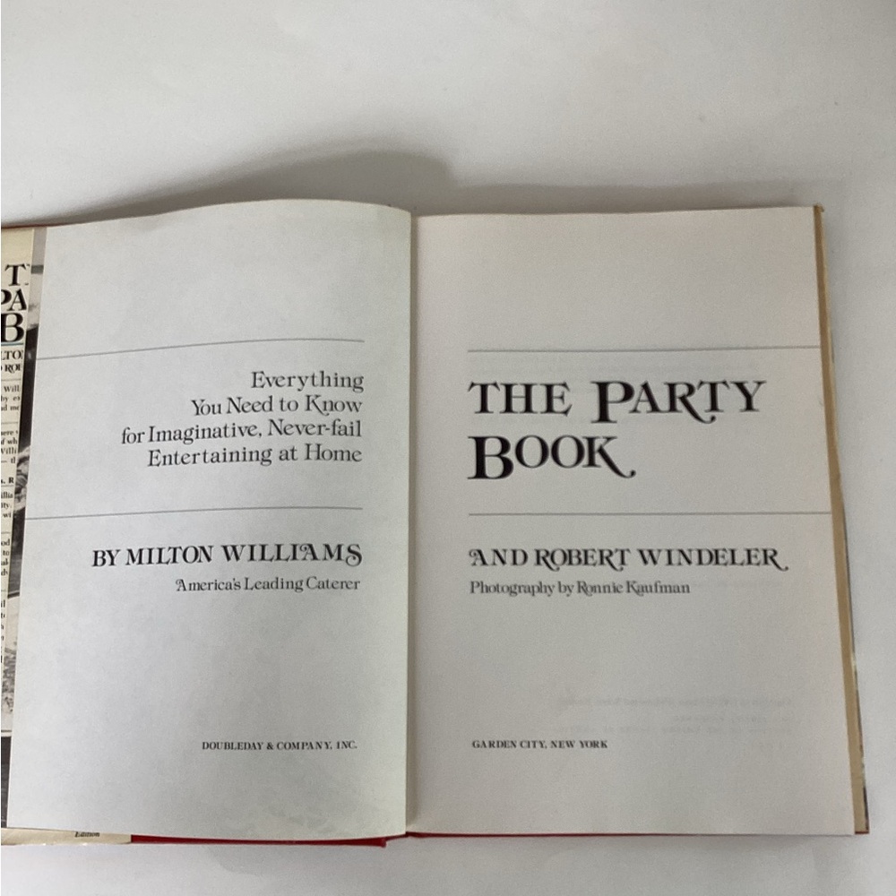 Books The Party Book and Gourmet Bouquet Dining Entertaining Recipes - Picture 3 of 16